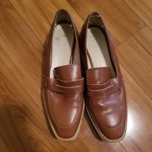 Zara platform loafer